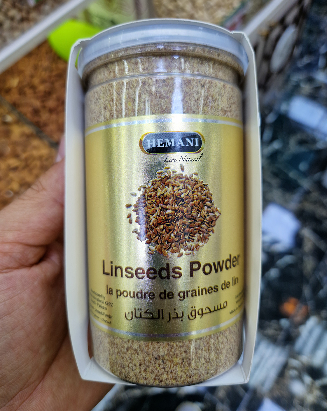 ''Injir'' HEMANI Linseeds Powder
